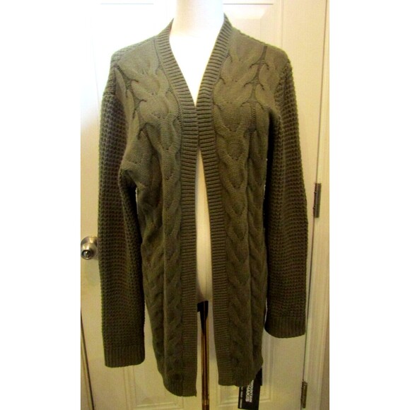 Mountain Khakis Sweaters - Mountain Khakis Womens Olive Green Knit Cardigan Sweater NWT Retail $130 Size S